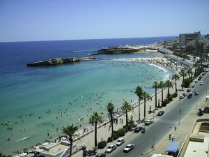 Plage de Monastir La ville de Monastir