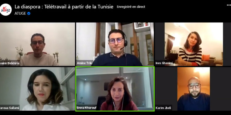 Webinaire ATUGE : Le Télétravail à partir de la Tunisie, entre avantages et inconvénients