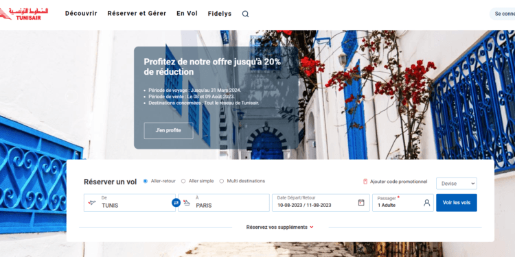 Lancement d’une nouvelle version du site web de Tunisair