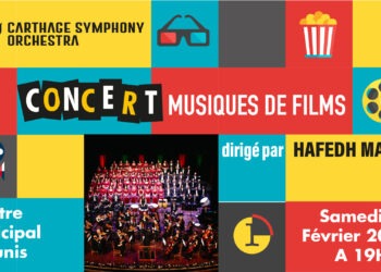 Concert de musiques de films au théâtre municipal de Tunis