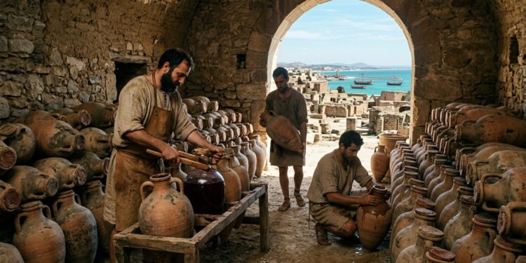 Vin dans l&rsquo;antiquité : quand Rome et Carthage buvaient le nectar de la Méditerranée